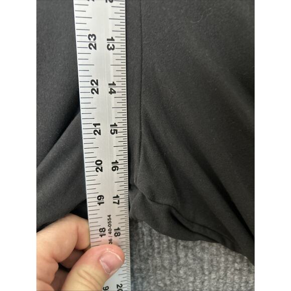 Terra & Sky Womens Sueded Jogger Pants Size 3X Black Pull On Lounge Pockets New - Picture 9 of 10